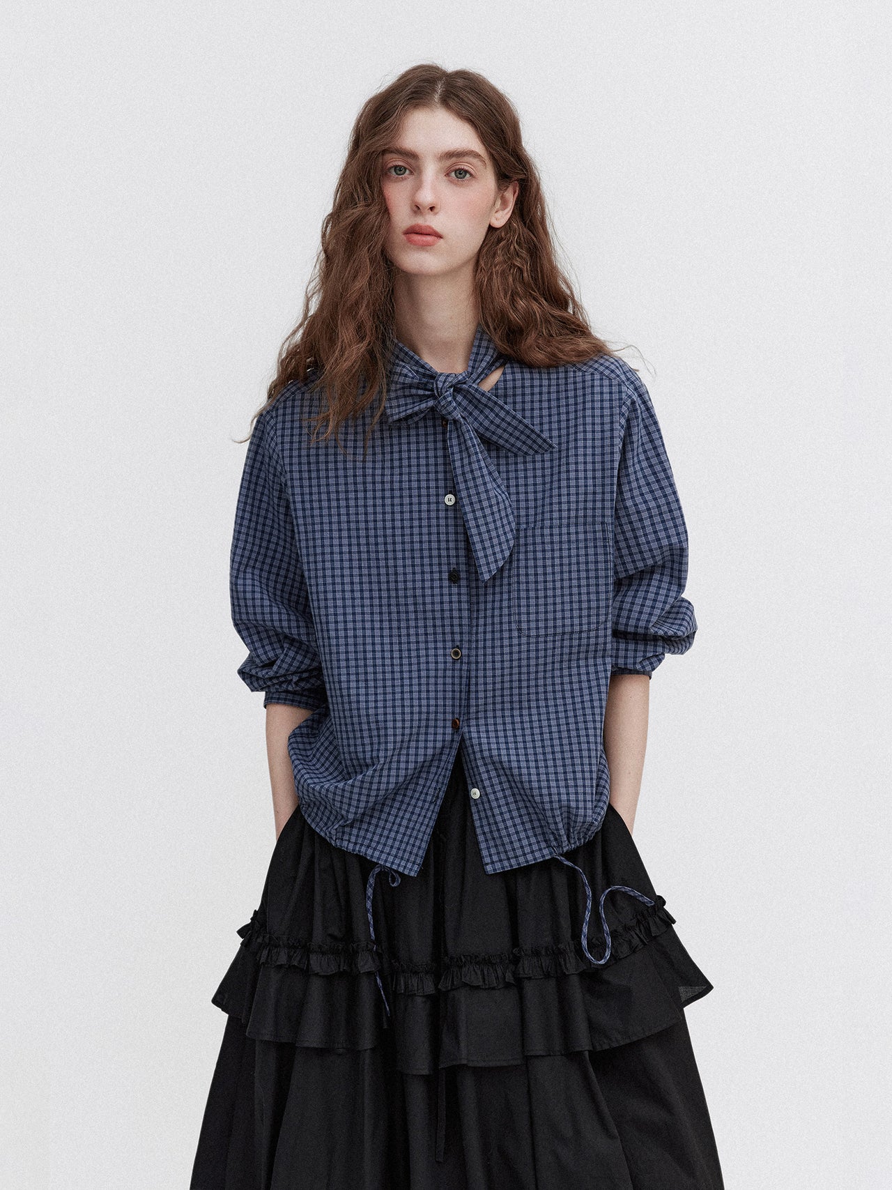 Luna Tie Blouse