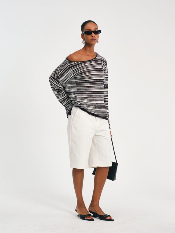 Lustre Lyocell-Silk Knit Top