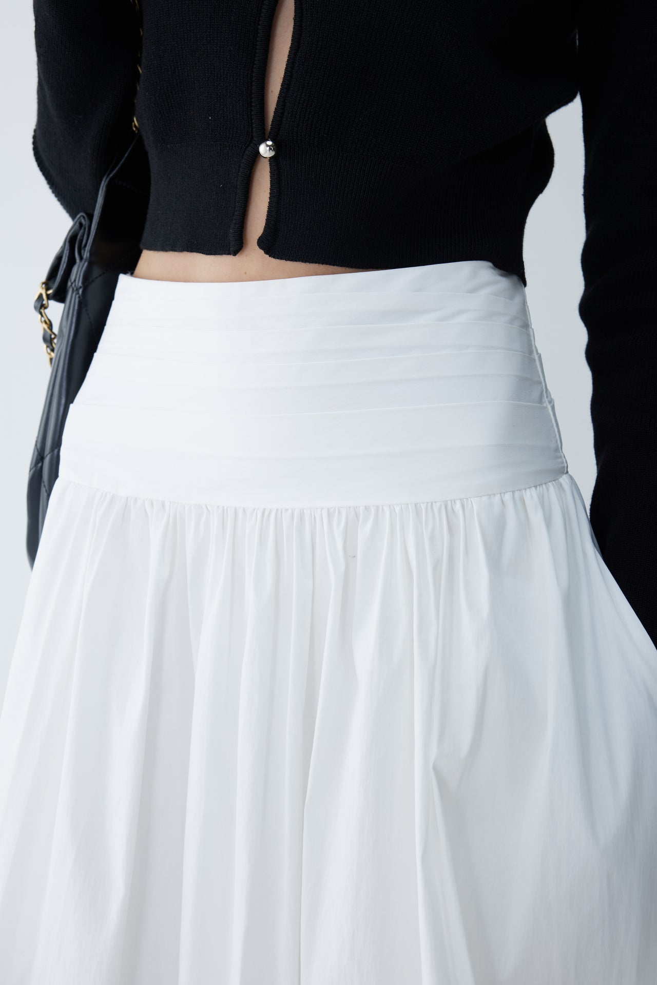 Chalk Midi Skirt