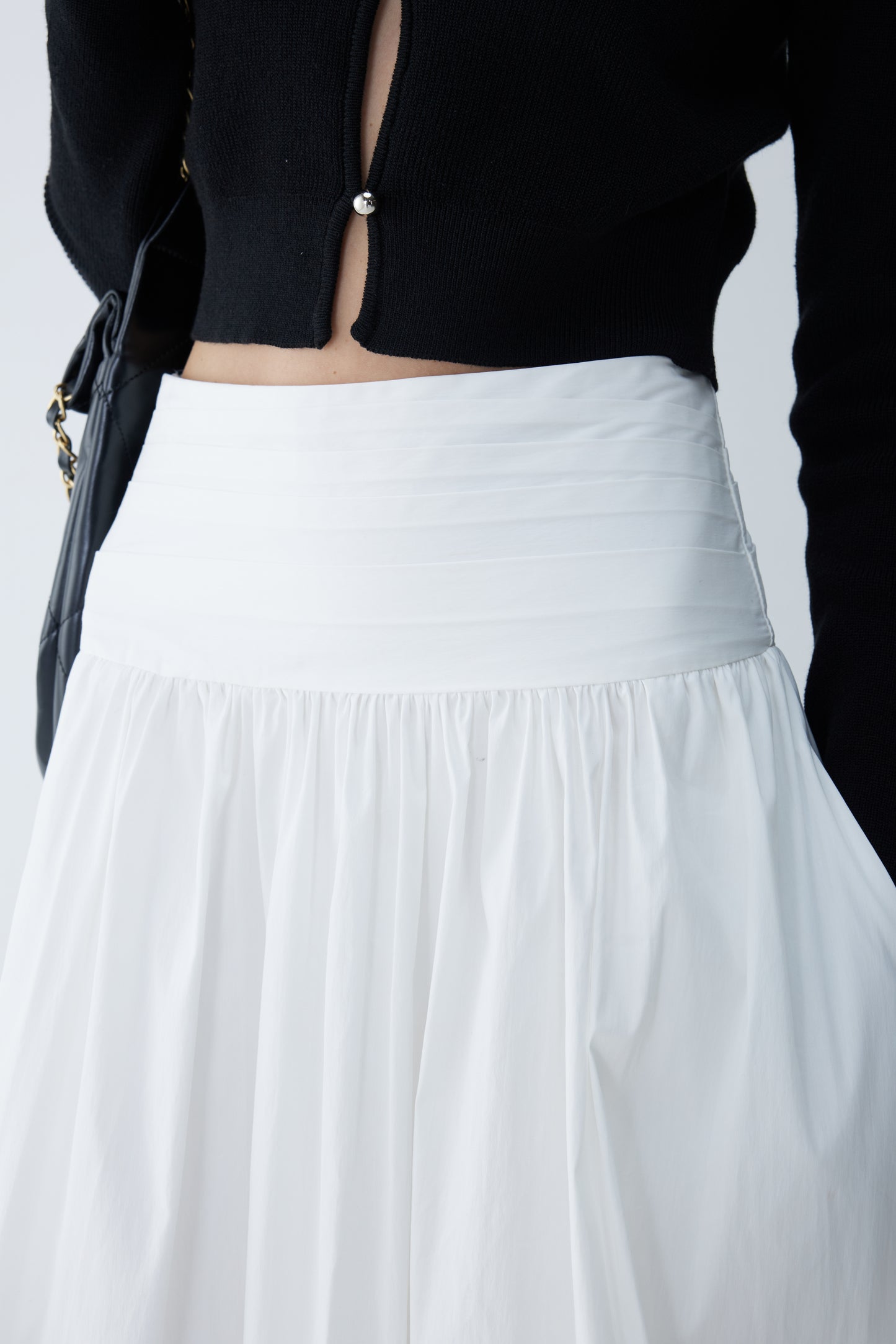 Chalk Midi Skirt
