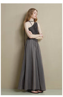 Asymmetric Ruched Panel Dress