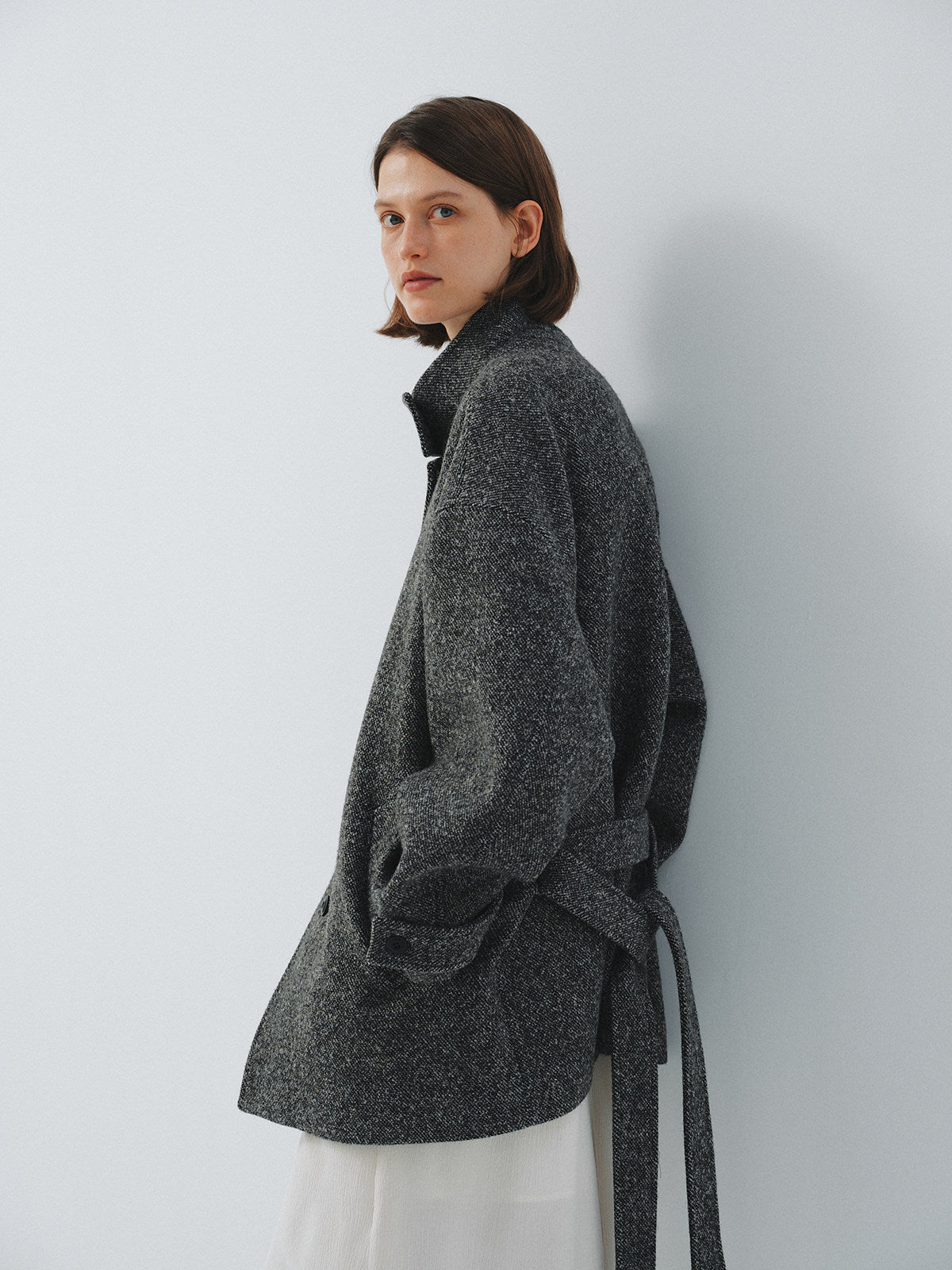 Veyra Belted Wool Coat