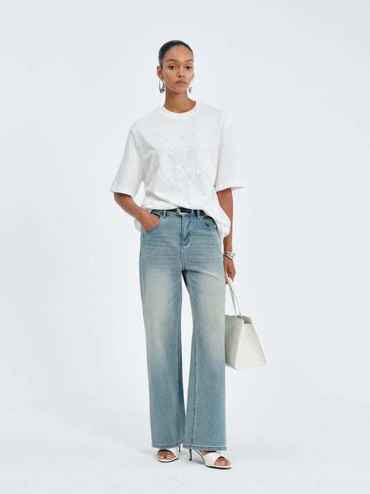 Aeris Embroidered Tee