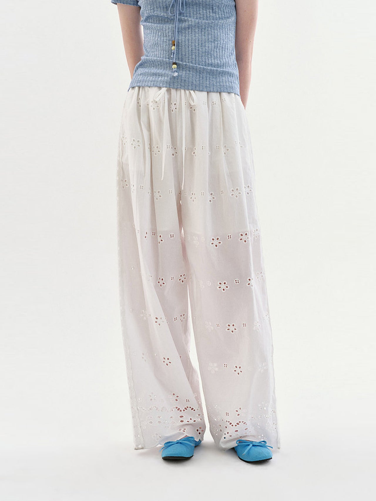 Luna Eyelet Pants