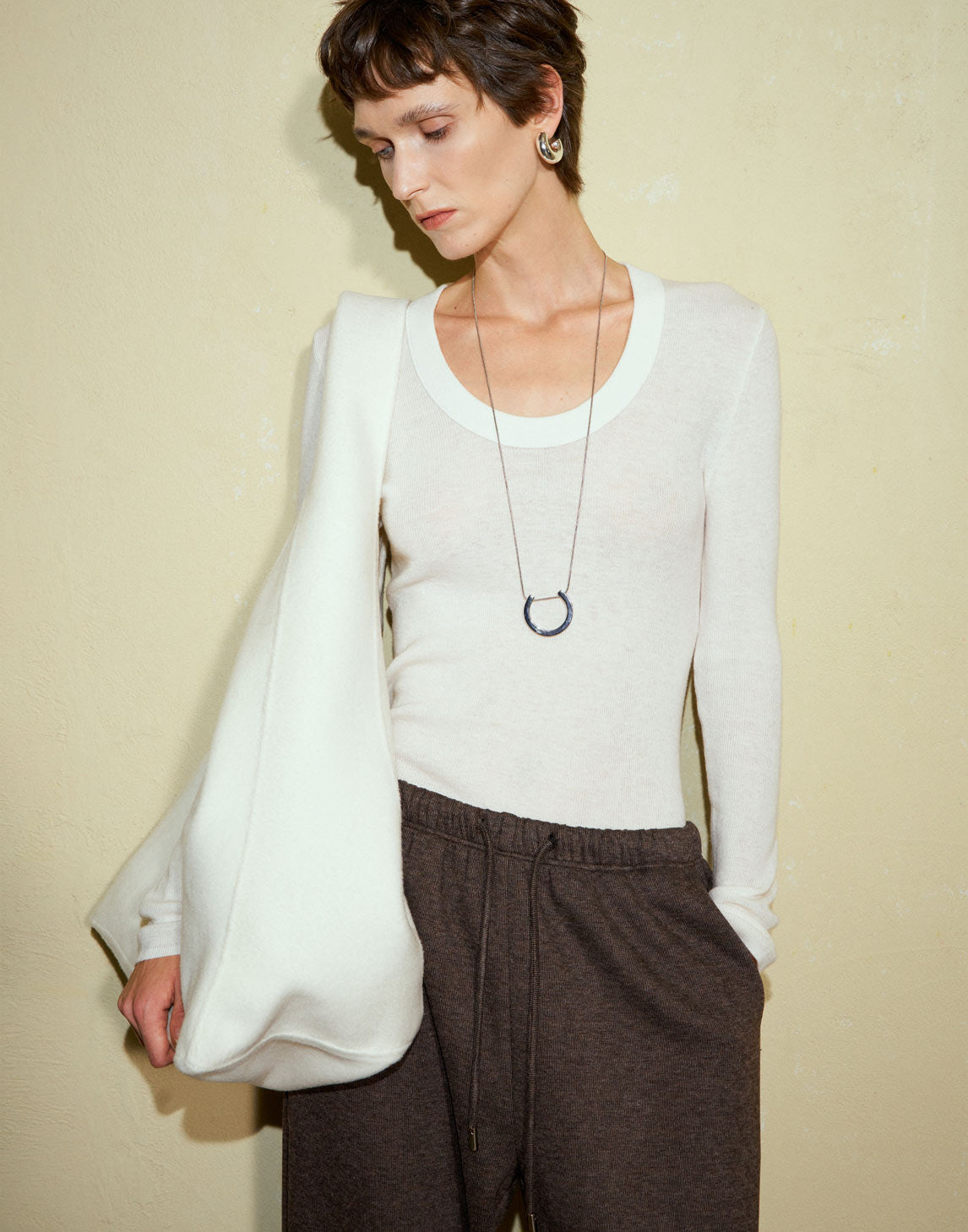Bolso Tote de Lana Lujoso y Acogedor