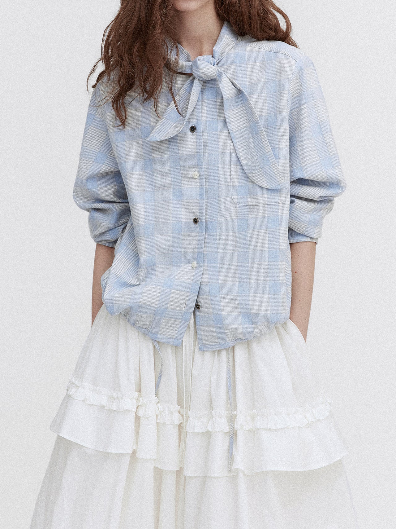 Luna Tie Blouse