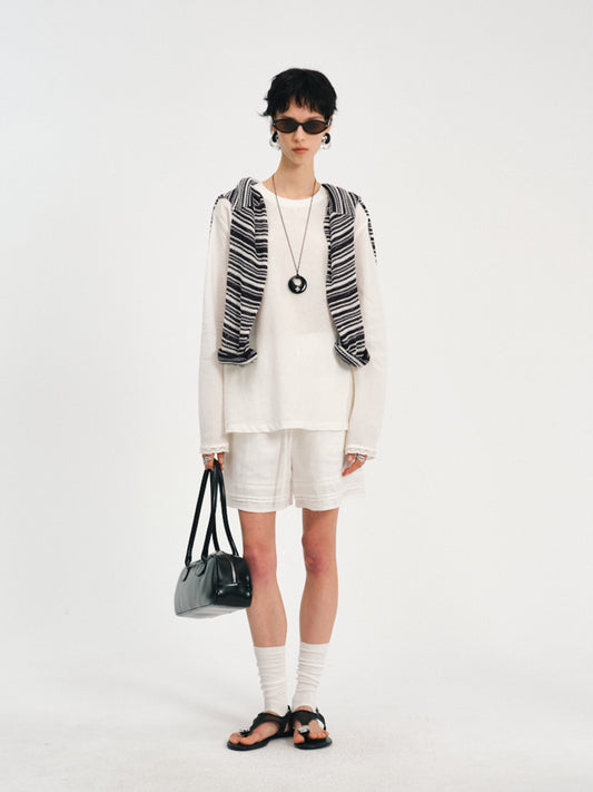 Drift Linen Drape Top