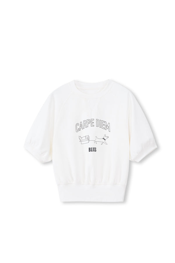 Doodle Cotton Knit Tee