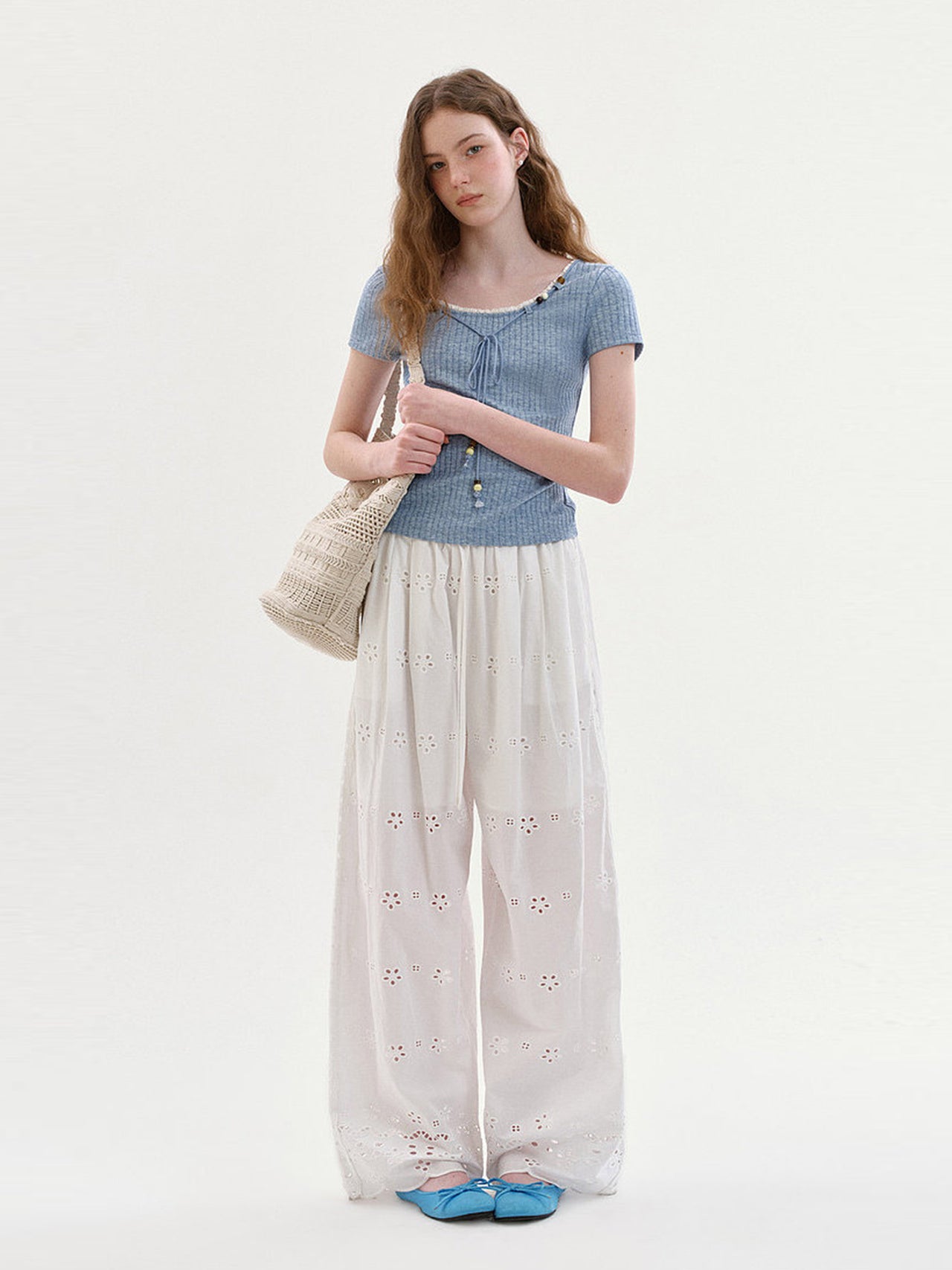 Luna Eyelet Pants