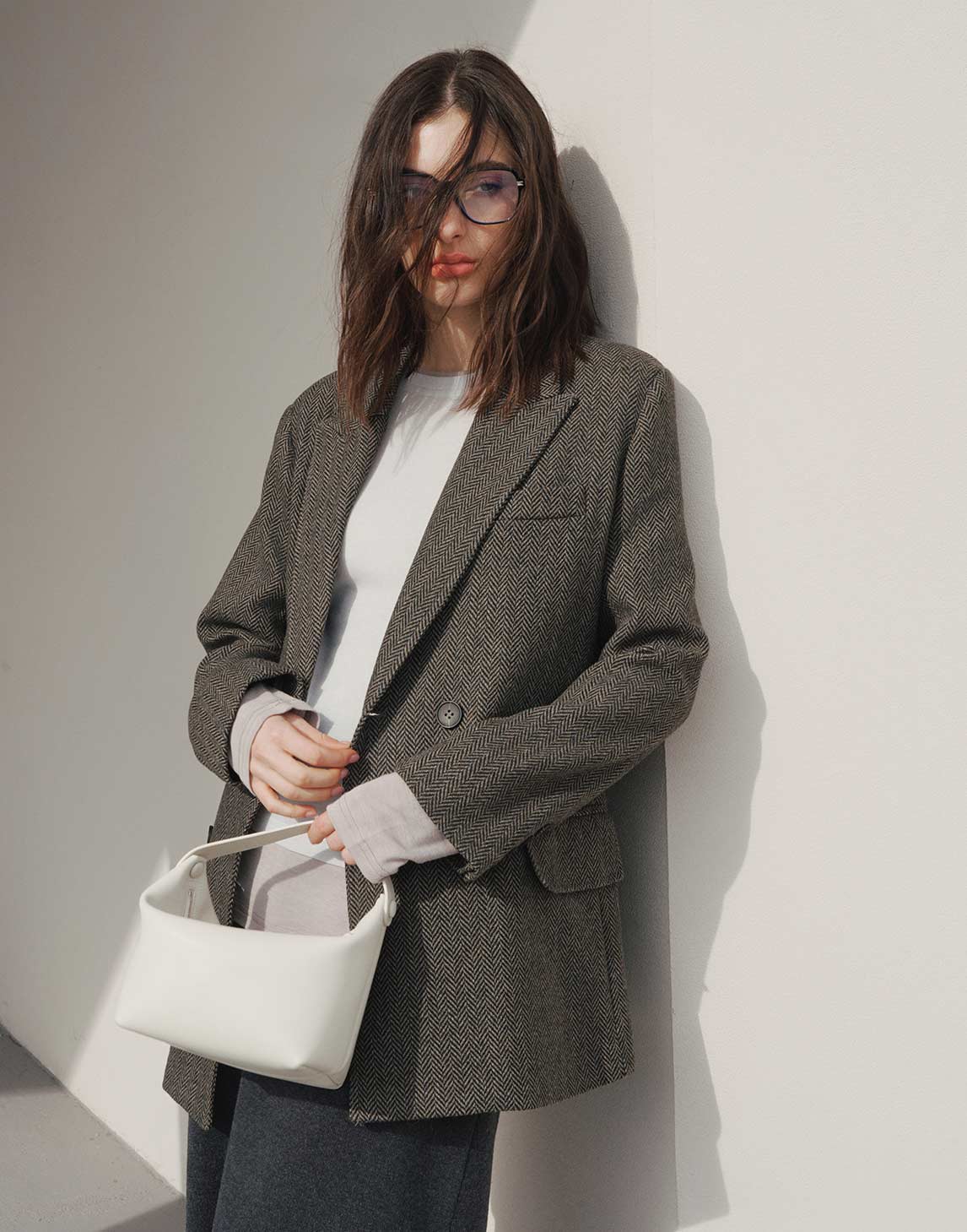 Herringbone-Blazer