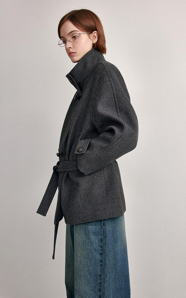 Nomad Toggle-Belt Short Coat
