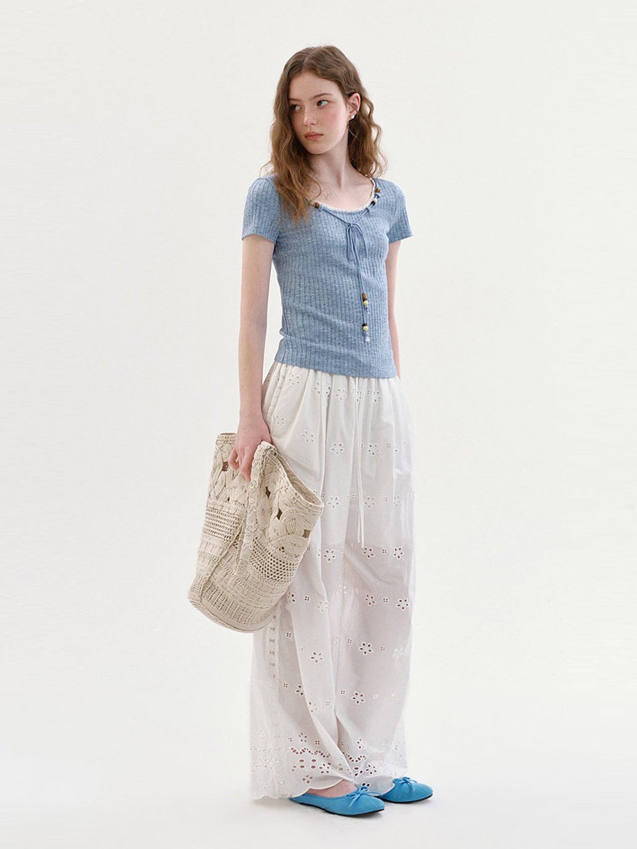 Luna Eyelet Pants