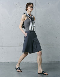 Suit Style Five Quarter Length Pants