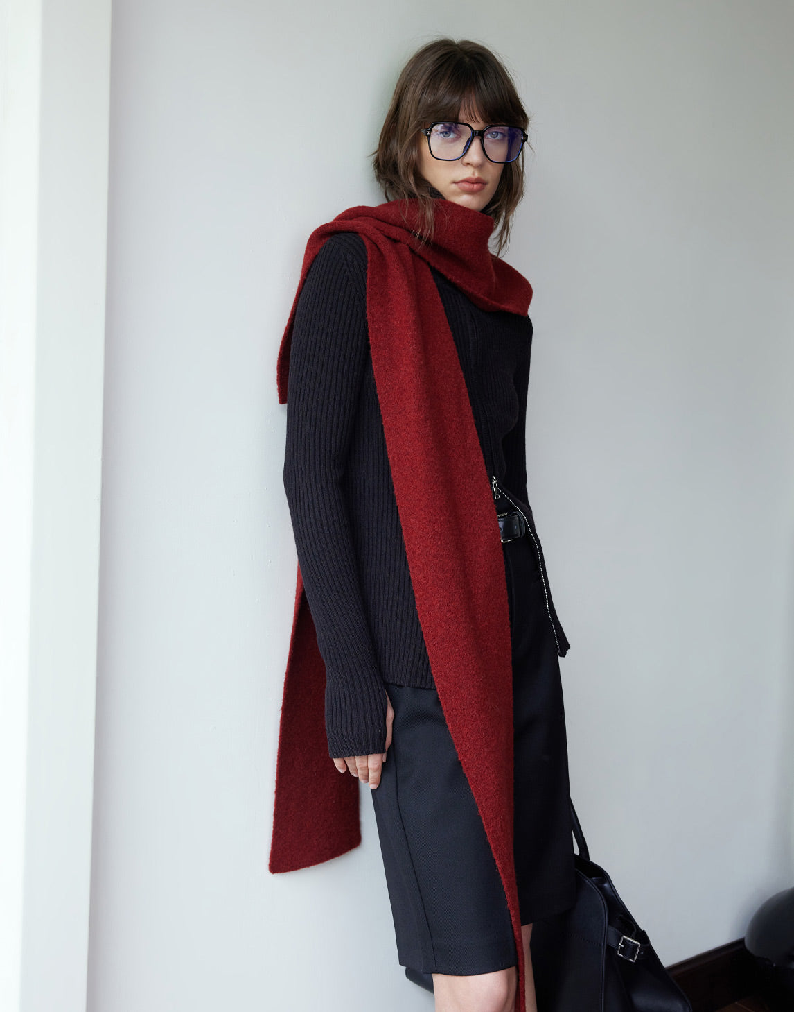 Écharpe en laine de luxe