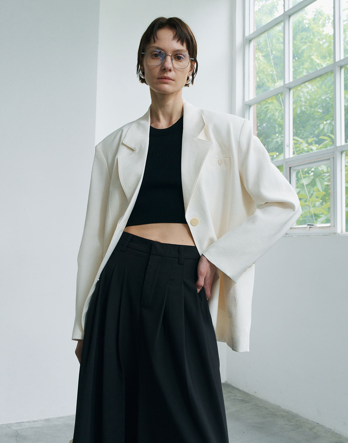 Tencel-Lino Blazer Oversize