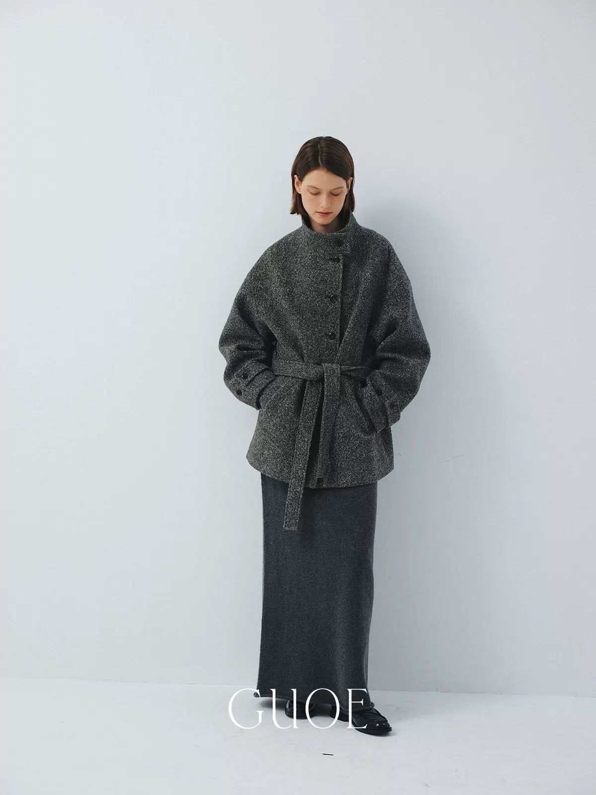 Veyra Belted Wool Coat