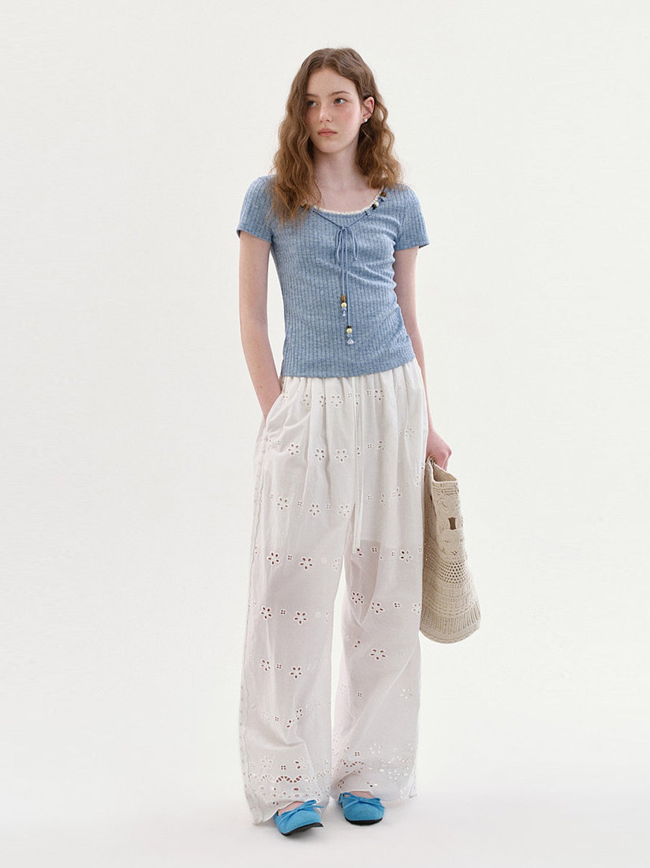 Luna Eyelet Pants