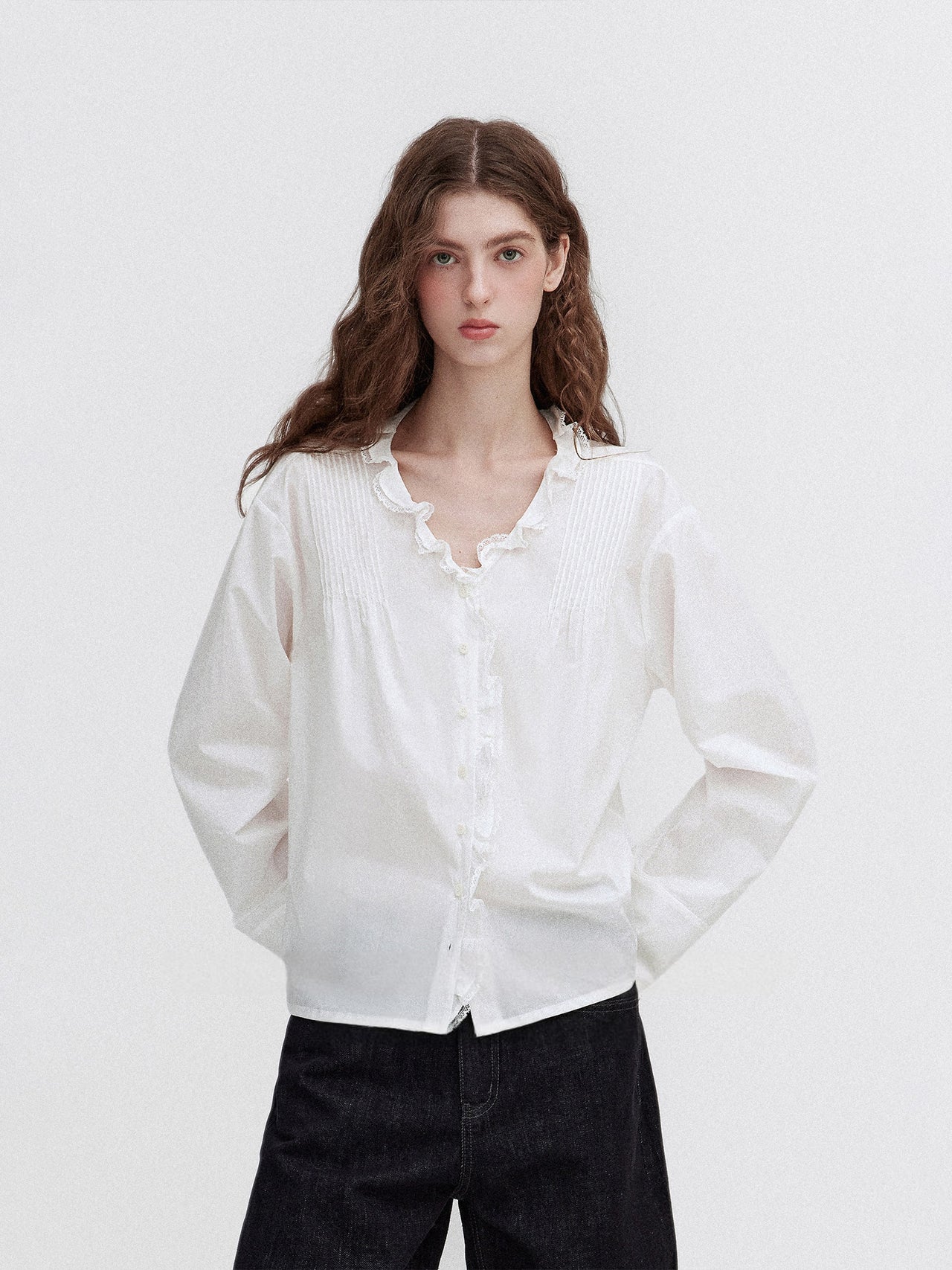 Lace Frame Shirt