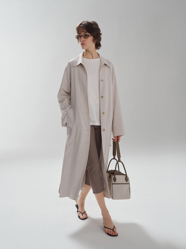 Ecru Long Coat