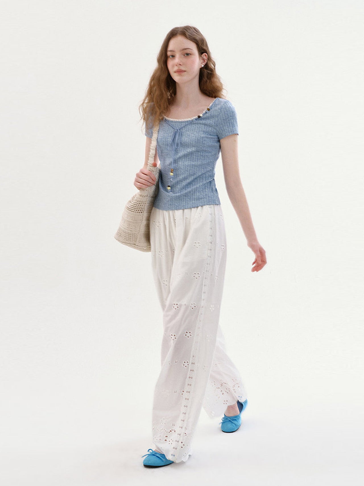 Luna Eyelet Pants