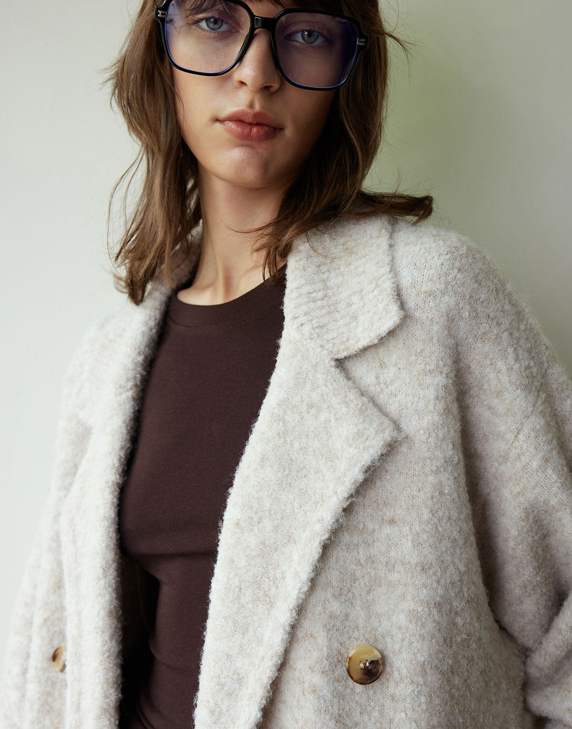 Maya Wool Cardigan Coat