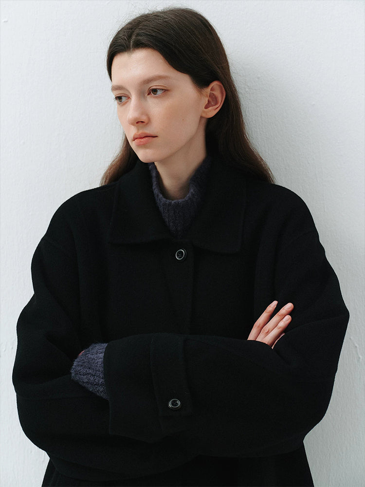 Sombre Wool Coat