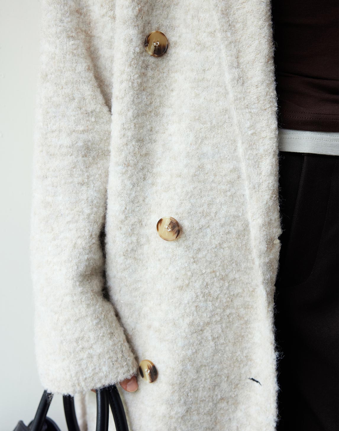 Maya Wool Cardigan Coat