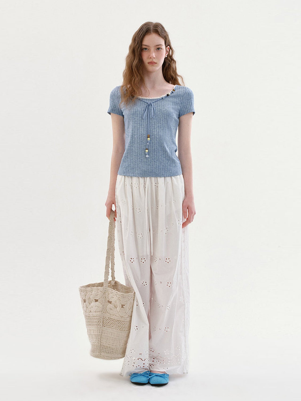 Luna Eyelet Pants