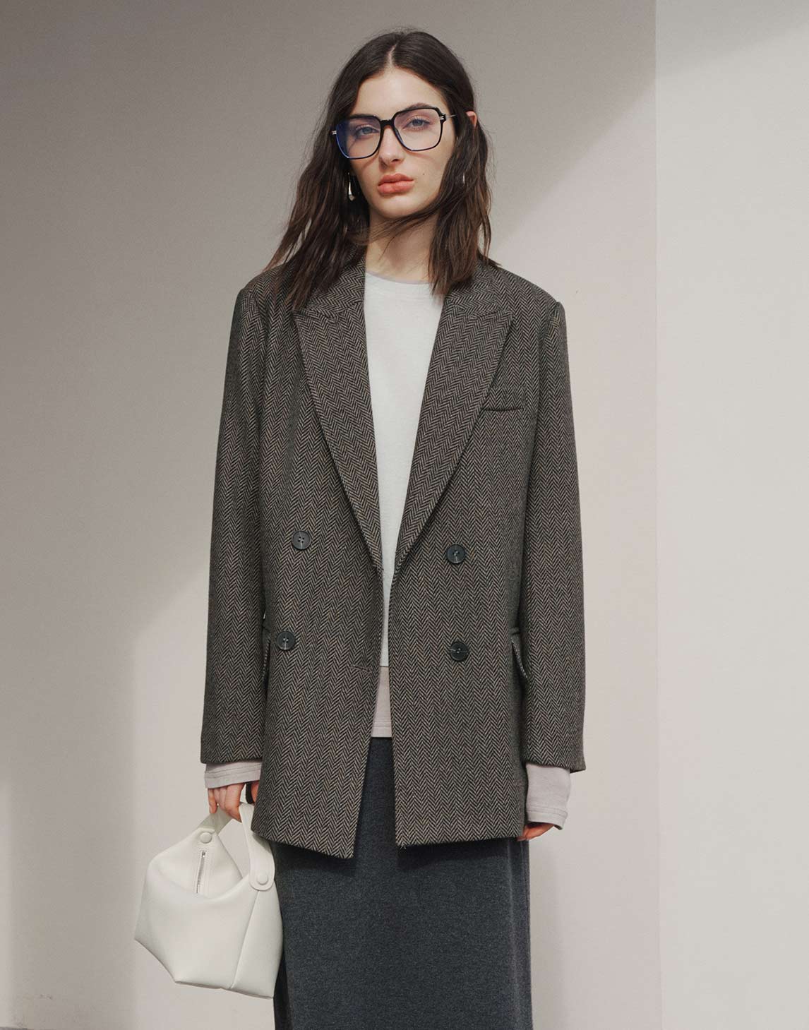 Herringbone-Blazer