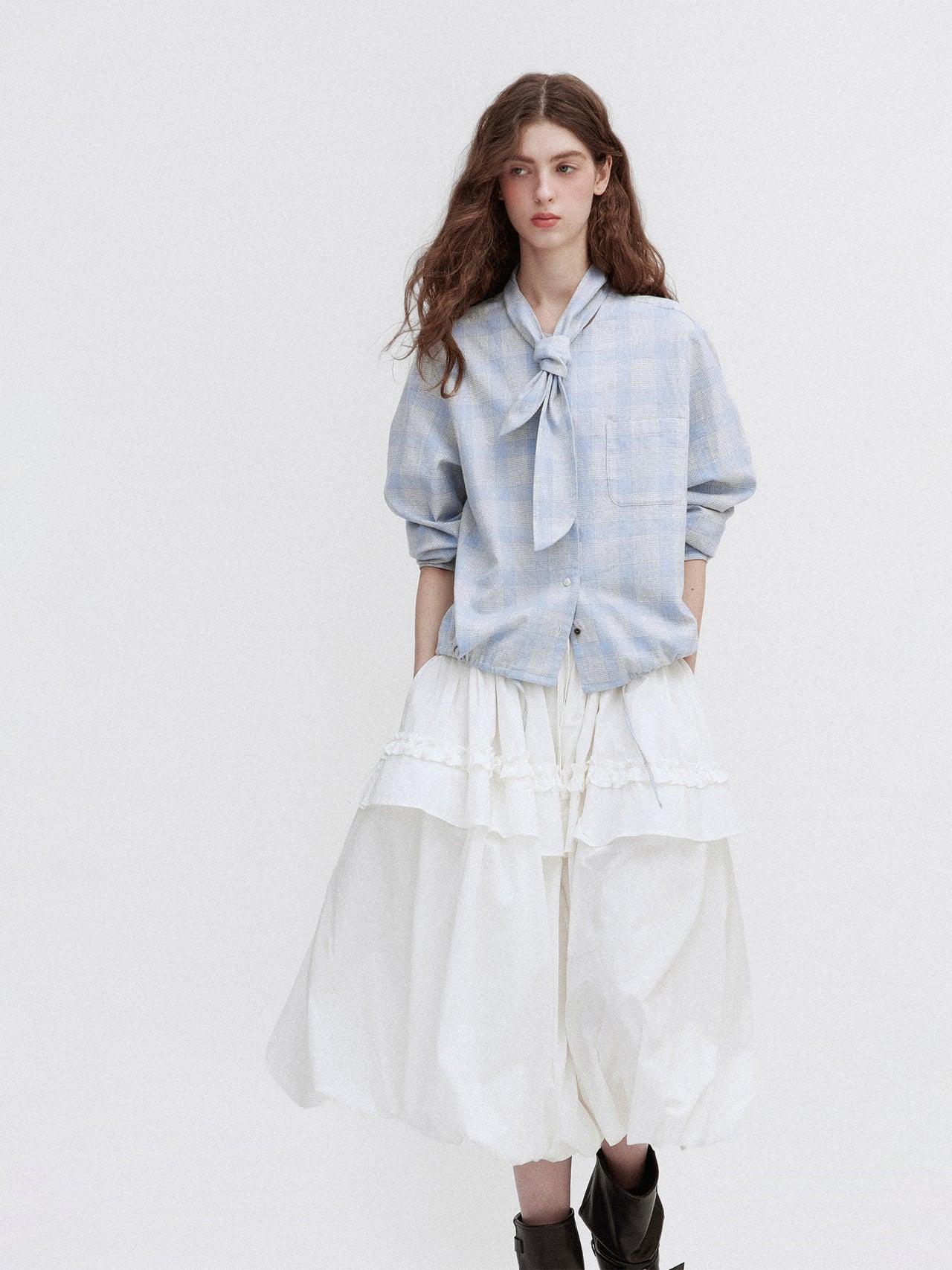 Luna Tie Blouse