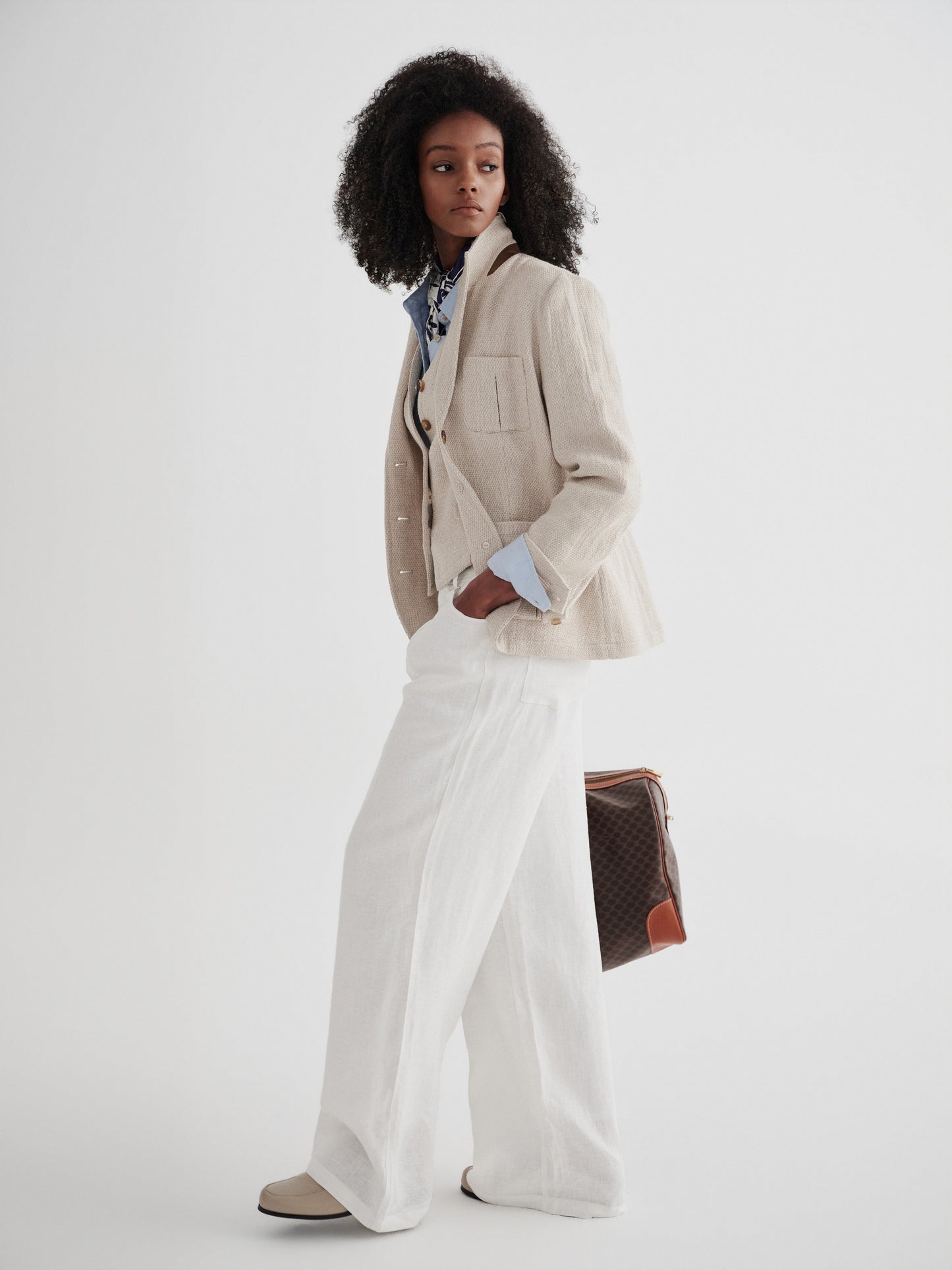 Shell Wide Trousers