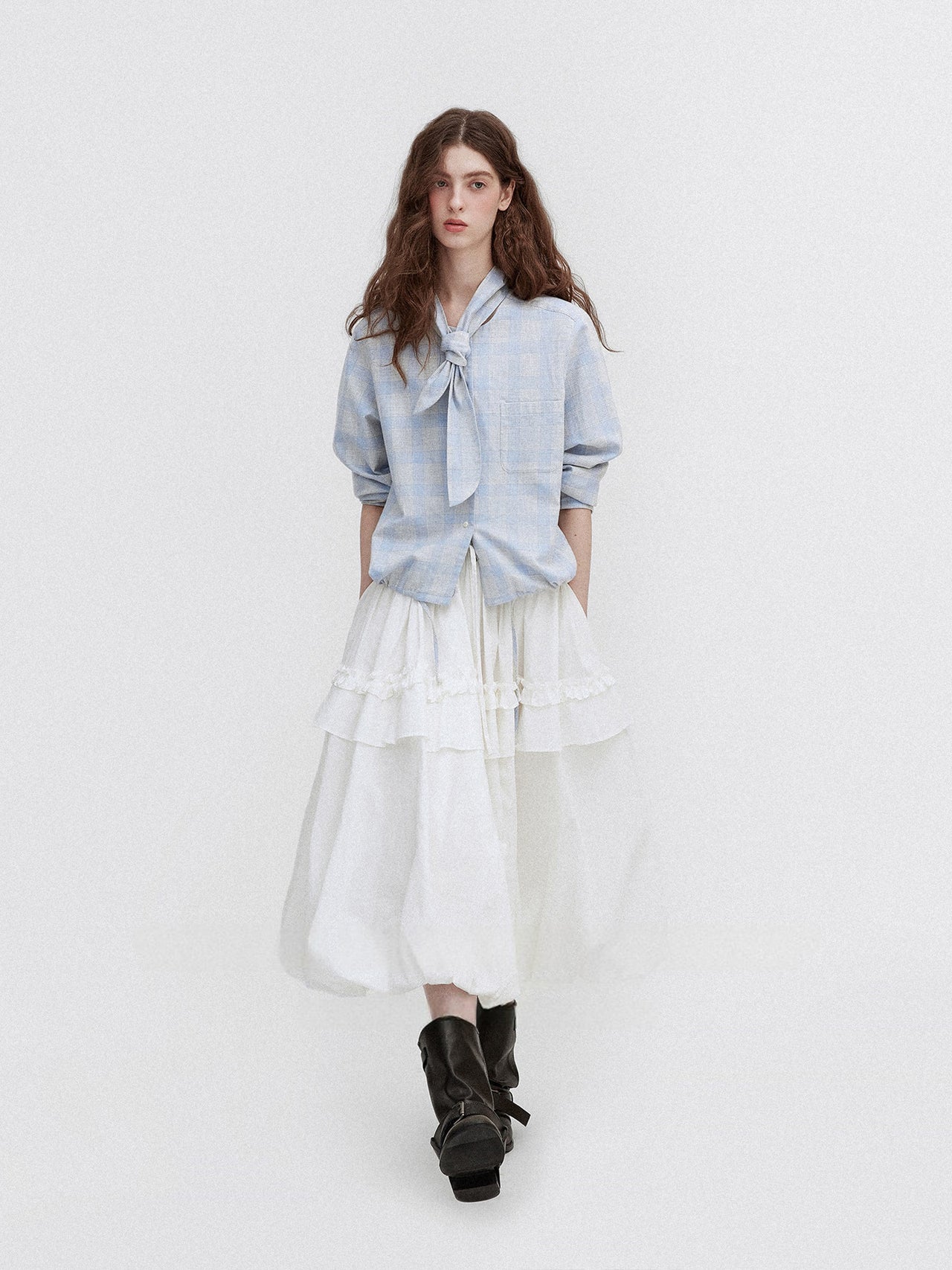 Luna Tie Blouse