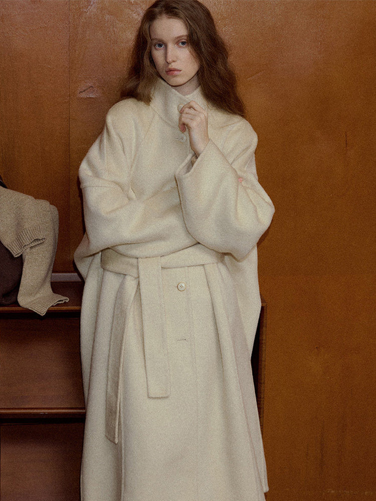 Aure Belted Wool Coat