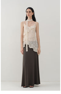 Ruffle Layered V-Neck Cami Top