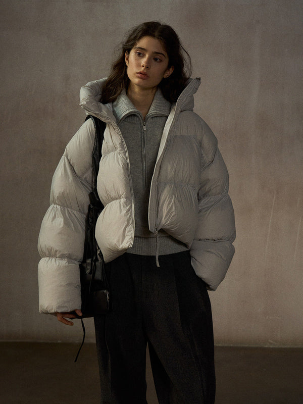 Fjord Cropped Cushioned Puffer Jacket