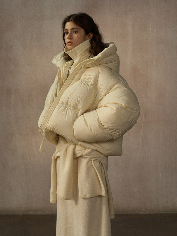 Fjord Cropped Cushioned Puffer Jacket