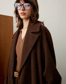 Long Lapel Loose Wool Coat