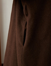 Long Lapel Loose Wool Coat