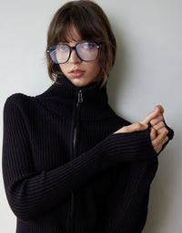 Beatrice Turtleneck Cardigan