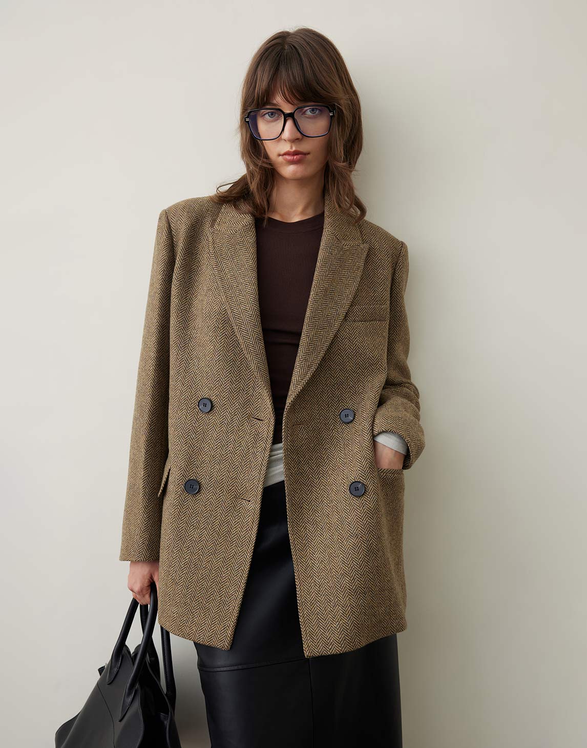 Herringbone-Blazer