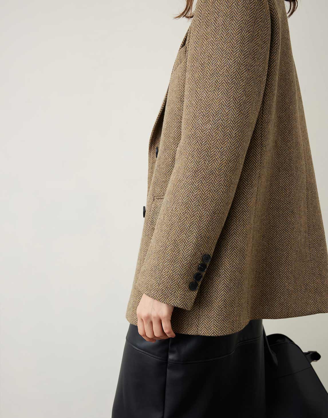 Blazer de espiga