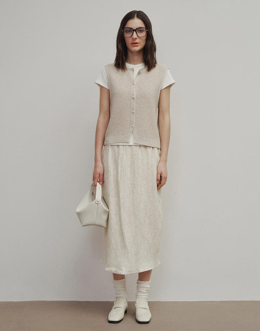 Floral Jacquard Skirt