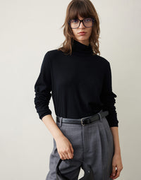 Skin-friendly Turtleneck Wool Knitwear