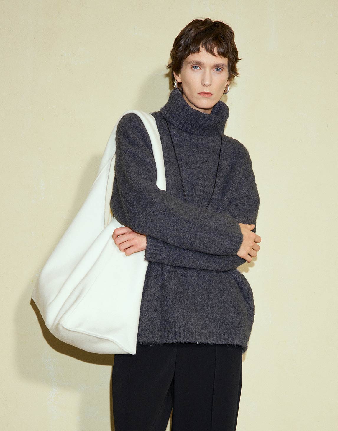 Gemütlicher schicker Rollkragenpullover