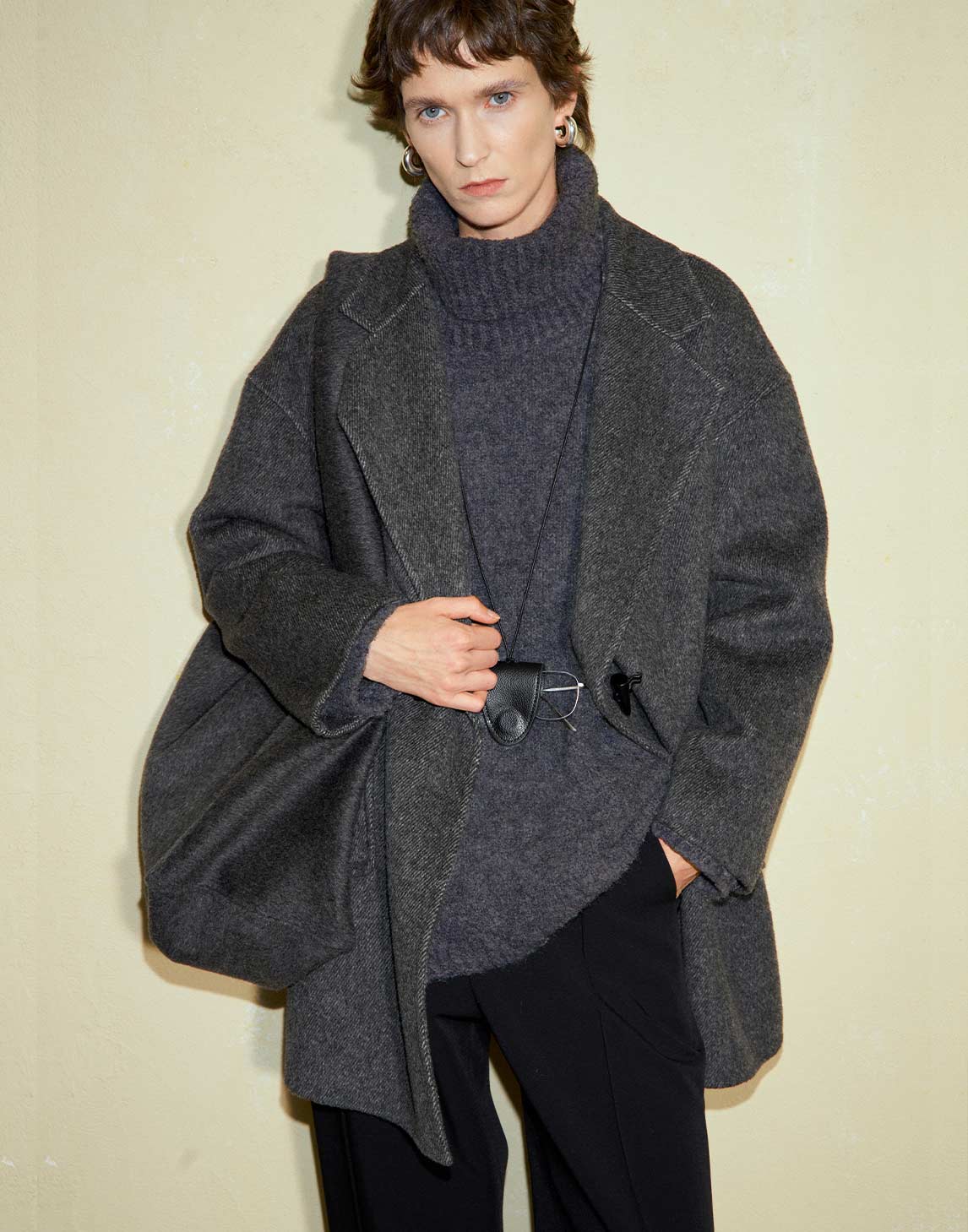 Gemütlicher schicker Rollkragenpullover