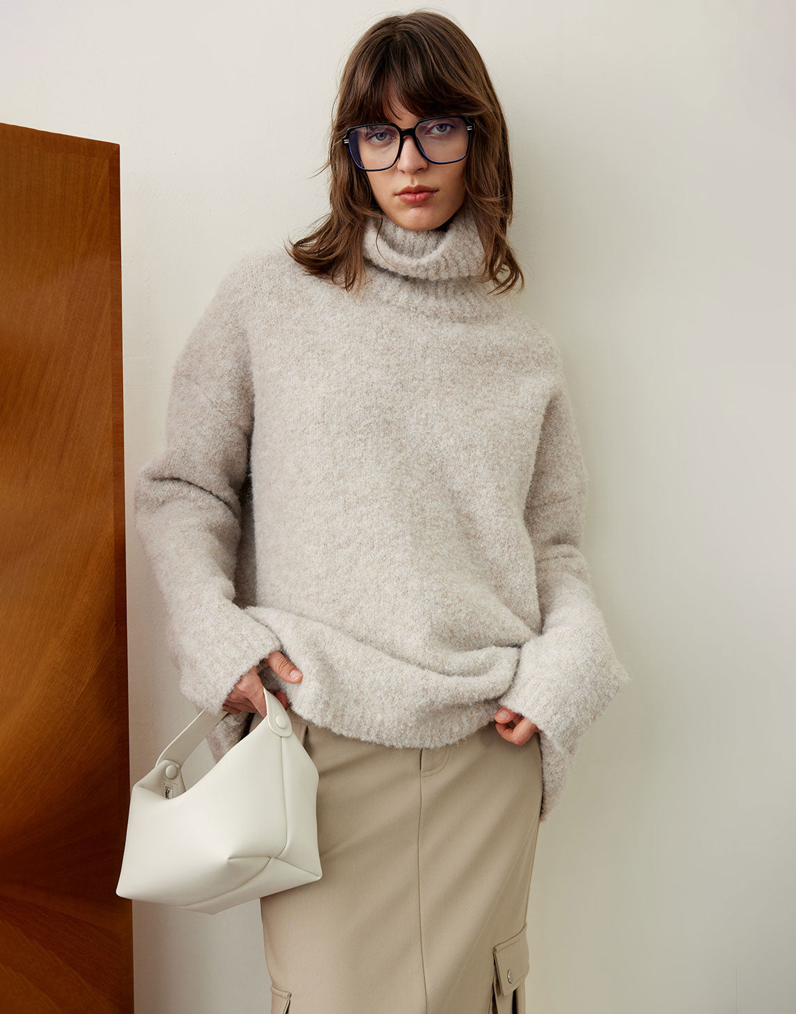 Kennedy Turtleneck Wool Sweater