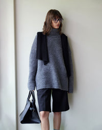 Kennedy Turtleneck Wool Sweater