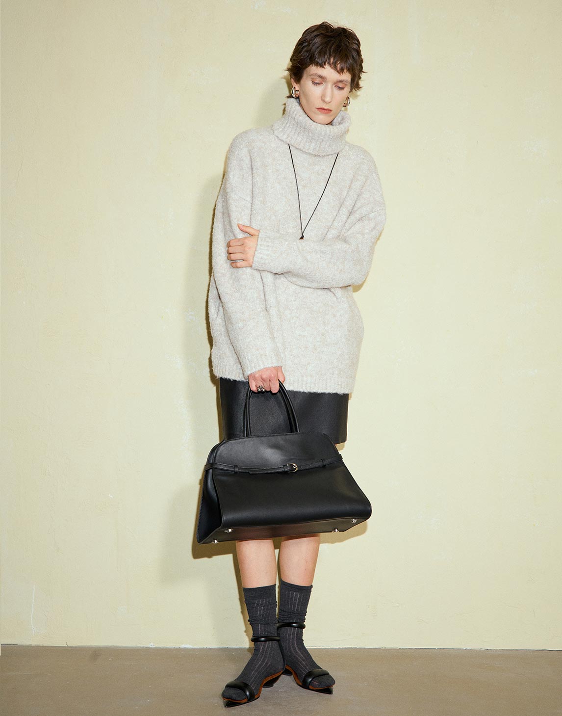 Gemütlicher schicker Rollkragenpullover