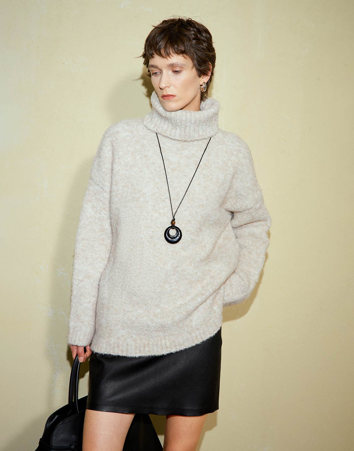 Gemütlicher schicker Rollkragenpullover