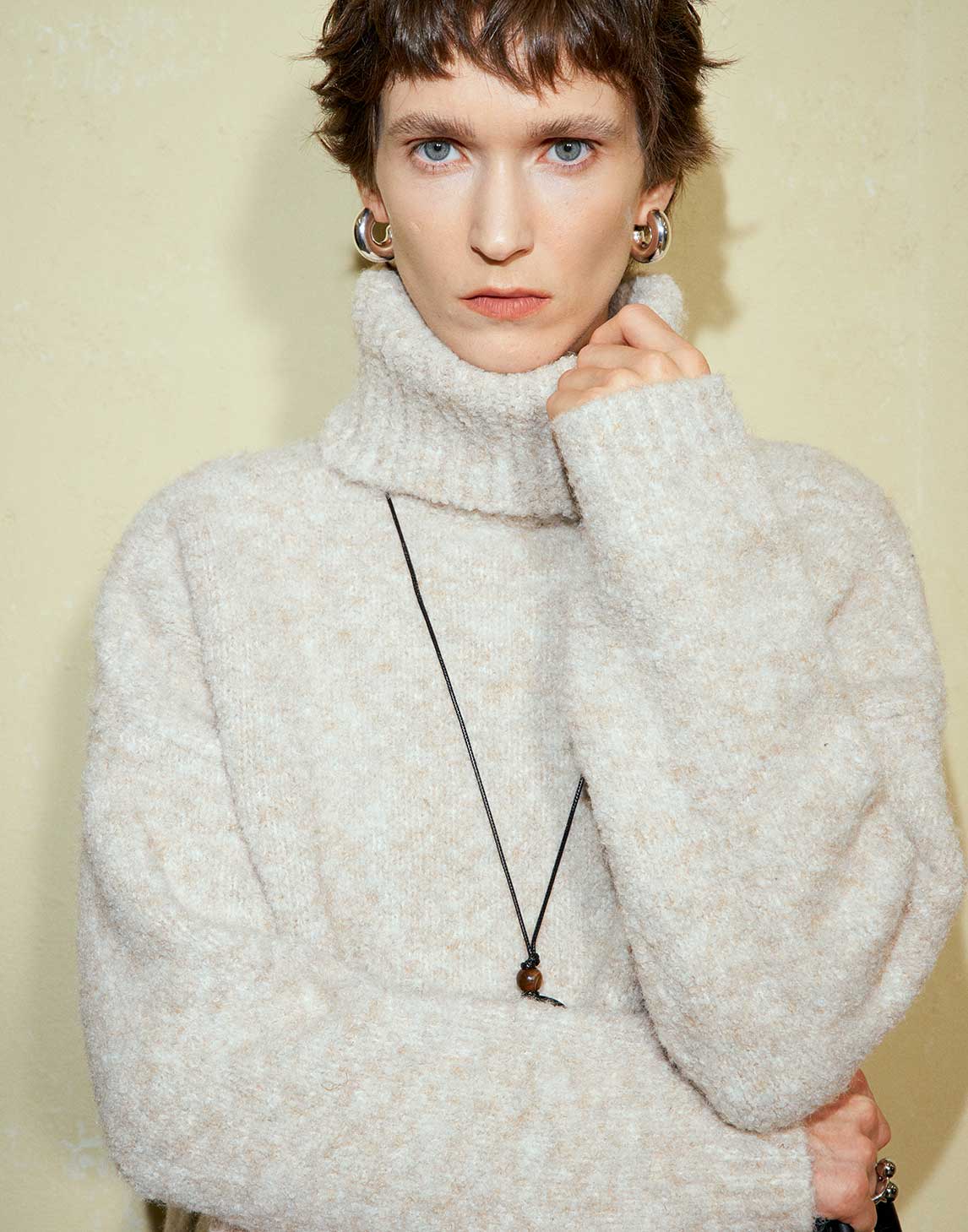 Gemütlicher schicker Rollkragenpullover